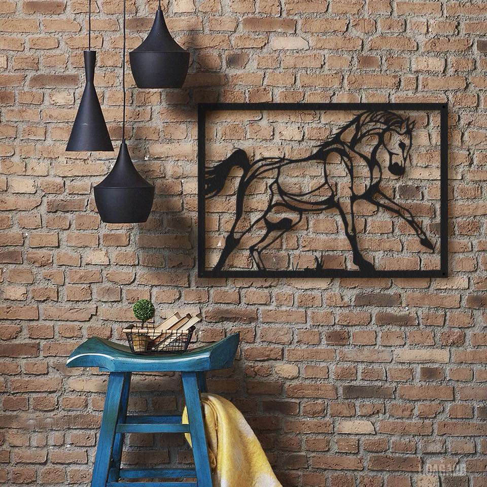 Horse Metal Wall Art 1545 Romadon