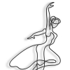 Ballet Dance Metal Sculpture 7022 Romadon