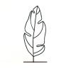 Plant Leaves Metal Sculpture 7040 Romadon