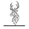 Deer Head Metal Sculpture 7110 Romadon
