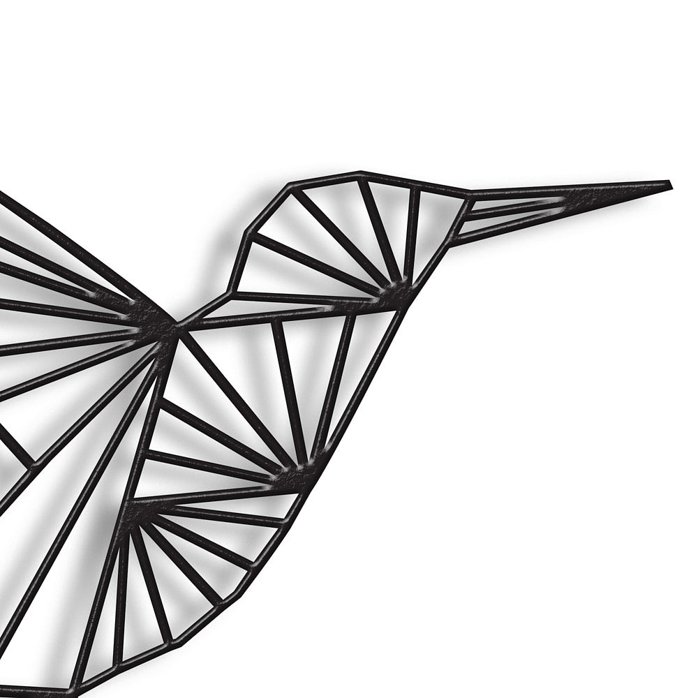 Hummingbird Metal Sculpture 7242 Romadon