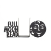 Full Moon Read Metal Bookend 19054 Romadon