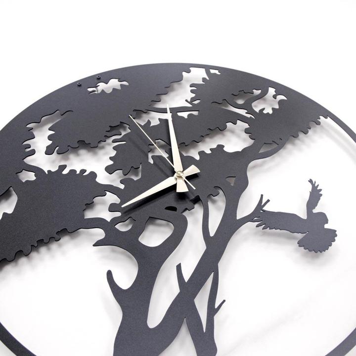 Bubo metal Clock 12462 romadon