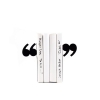 Quotation Marks Metal Bookend 19041 Romadon