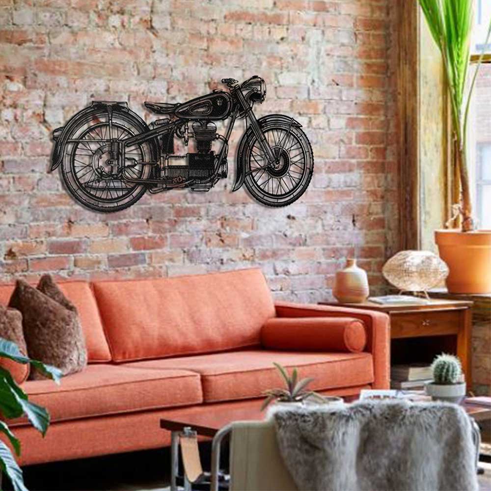 Motorcycle metal Wall Art 907 Romadon