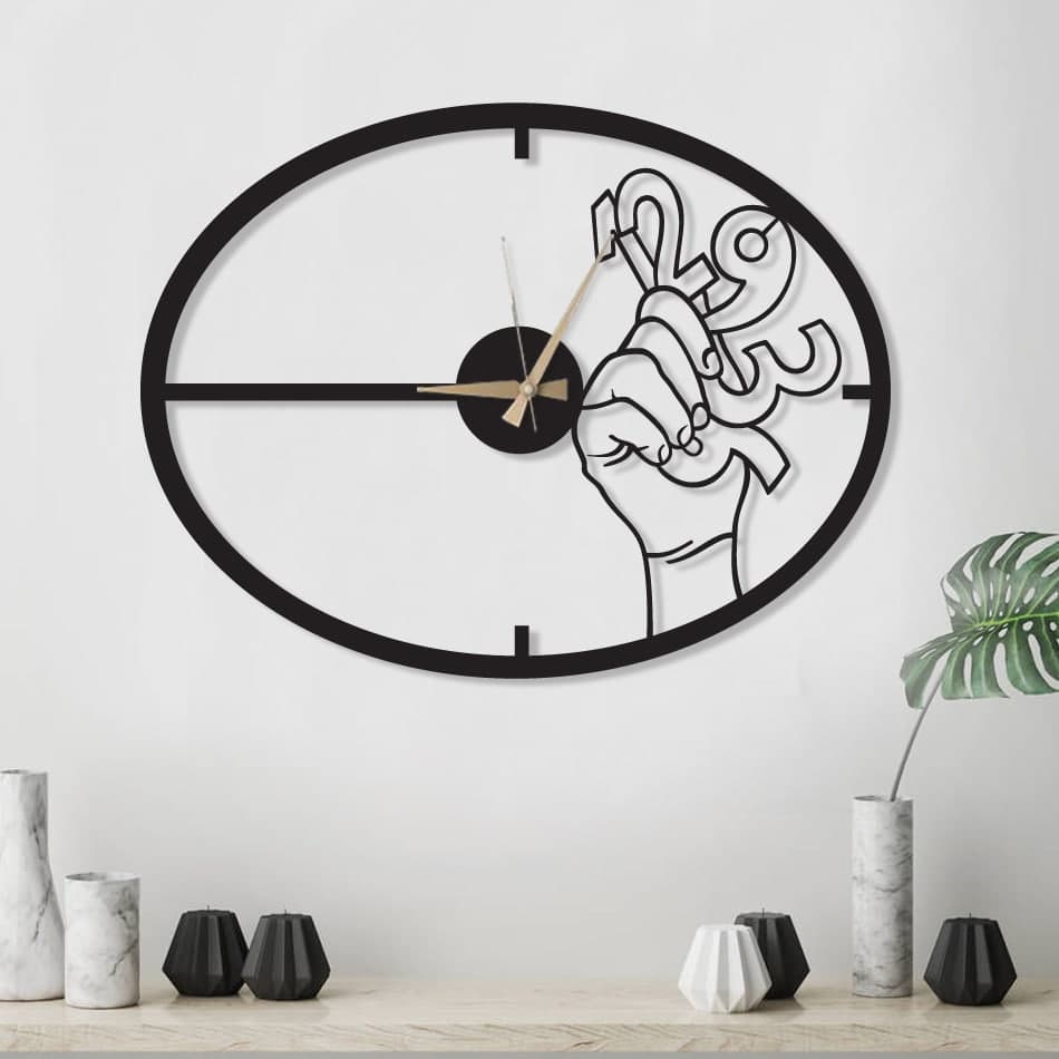 Metal Clock 12593 Romadon
