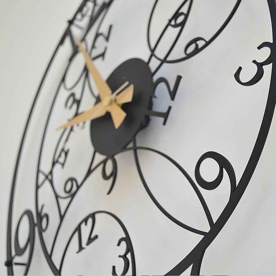 Metal Clock 12597 Romadon