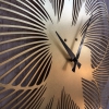Flower Metal Clock 12513 Romadon