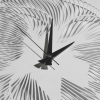 Flower Metal Clock 12513 Romadon