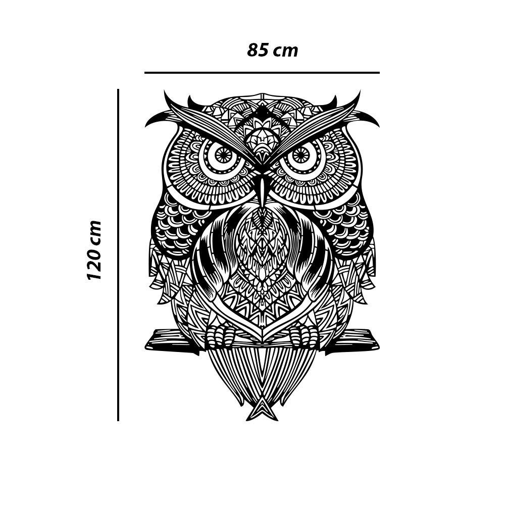 Owl metal Wall Art 933 Romadon
