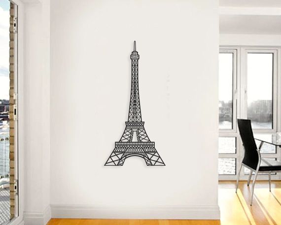 Eiffel Tower Metal Wall Art 1708 Romadon