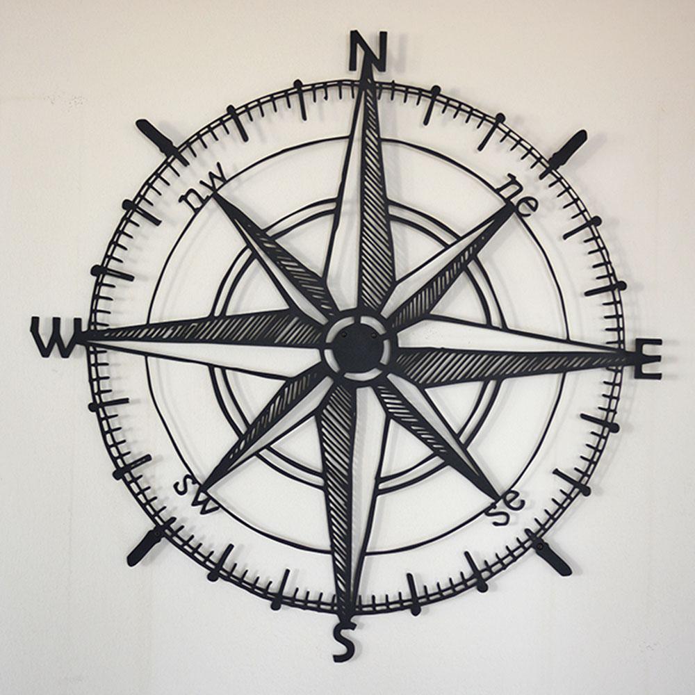 Compass Metal Wall Art 953 Romadon