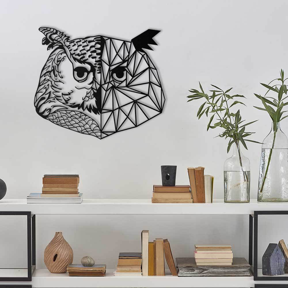 Owl Metal Wall Art 987  Romadon