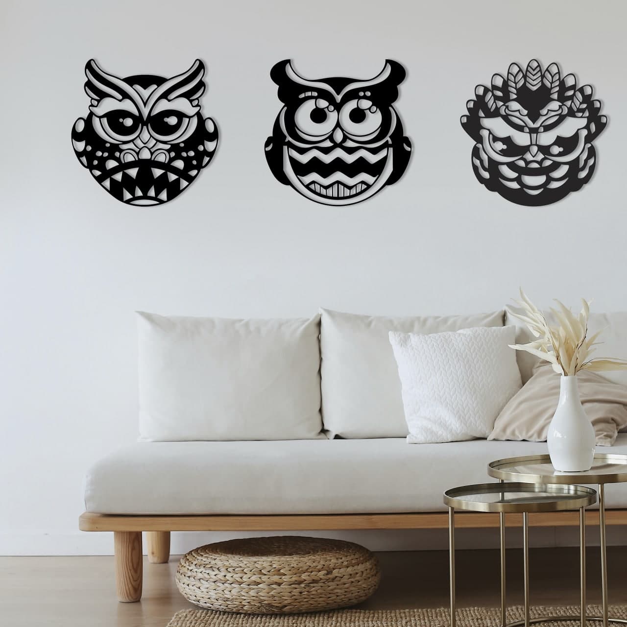Owl Metal Wall Art 1595 Romadon