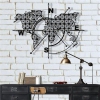 World's Map Metal Wall Art 1099 Romadon