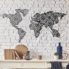 World Map Metal Wall Art 1042 Romadon